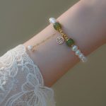 Buddha Stones Natural Pearl Hetian Jade Happiness Wisdom Bead Bracelet Bracelet BS Pearl(Healing♥Wisdom)