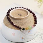 Buddha Stones Natural Garnet Hetian Jade Tourmaline Bead Passion Bracelet Bracelet BS 1