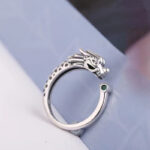 Buddha Stones Vintage Dragon Design Success Strength Adjustable Ring Ring BS 3