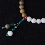 Buddha Stones Green Sandalwood Bodhi Seed Wake Up Luck Bracelet Bracelet BS 4