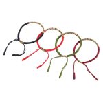 Buddha Stones Tibetan Handmade Multicolor King Kong Knot Luck Strength Braided Bracelet