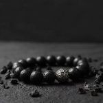 Buddha Stones Lava Rock Fish Scales Bead Healing Bracelet Bracelet BS 1