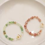 Buddha Stones Green Agate Sun Stone Cat's Eye Bodhi Seed Cat Paw Support Bracelet Bracelet BS 7