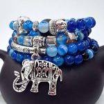 Buddha Stones Natural Agate Elephant Buddha Hope Bracelet Bracelet buddhastoneshop 1