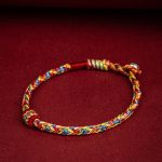 Buddha Stones Handmade Dragon Boat Festival Luck Colorful Rope Child Adult Bracelet Bracelet BS 2