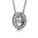 Buddha Stones Tibetan Om Mani Padme Hum Carved Peace Purity Chain Necklace Pendant Necklaces & Pendants BS 1