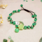 Buddha Stones Financial Success Jade Braided Weave Prosperity Abundance Anklet Anklet BS Jade (Prosperity ♥ Abundance)