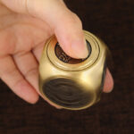 Buddha Stones Four Beasts Feng Shui Yin Yang Bagua Copper Coin Harmony Rotatable Decoration Decorations BS 7
