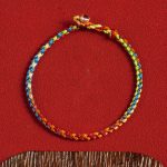 Buddha Stones "May you be blessed with peace and safety in all four seasons" Lucky Multicolored Bracelet Bracelet BS 14