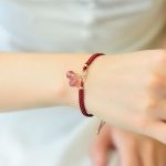 Buddha Stones Natural Strawberry Quartz Amethyst Green Phantom Bead Positive Bracelet Bracelet BS 9