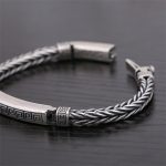 Buddha Stones Swastika Pattern Engraved Luck Bracelet Bracelet BS 3