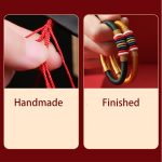 Buddha Stones Tibetan Handmade Colorful King Kong Knot Five Elements Luck Braid String Bracelet Bracelet BS 21