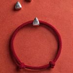 Buddha Stones 925 Sterling Silver Fu Character Blessing Handmade Braided Bracelet Bracelet BS 5