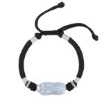 Buddha Stones Handmade Natural Jade PiXiu Luck Prosperity Braided String Bracelet Bracelet BS 5