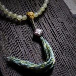 Buddha Stones 108 Mala Beads Tibet Sheep Horn Amber Luck Bracelet Bracelet Mala BS 9