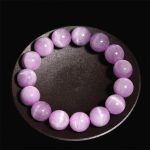 Buddha Stones Natural Kunzite Love Spiritual Growth Bracelet Bracelet BS 15-15.8mm(Wrist Circumference 14-16cm)