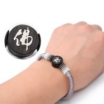 Buddha Stones Buddha Character Ebony Handcrafted Rope Bracelet Bracelet BS 3