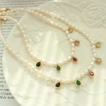 Buddha Stones Pearl Crystal Stone Purity Necklace Pendant Necklaces & Pendants BS Pearl (Happiness ♥ Calm)