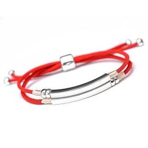 Buddha Stones 925 Sterling Silver Red String Layered Braid Bracelet