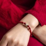 Buddha Stones 925 Sterling Silver Chinese Zodiac Natal Buddha Cinnabar Calm Bracelet Bracelet BS 9