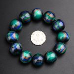 Buddha Stones Colorful Sea Willow Mala Positive Bracelet Ring Bracelet BS 20mm