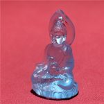 Buddha Stones Blue Tathagata Buddha Medicine Buddha Liuli Crystal Serenity Amulet Necklace Pendant Necklaces & Pendants BS 8