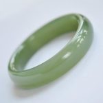 Buddha Stones Jade Abundance Blessing Bangle Bracelet Bracelet & Bangle BS 5