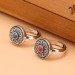 Buddha Stones Tibetan Om Mani Padme Hum Peace Rotatable Ring Ring BS 1