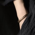 Buddha Stones Simple Design Copper Wealth Cuff Bracelet Bracelet Bangle BS 1