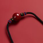 Buddha Stones Cinnabar Bead Blessing String Necklace Pendant Necklaces & Pendants BS 4
