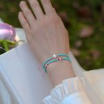Buddha Stones Turquoise Red Agate Pearl Small Beaded Protection Bracelet Bracelet BS 10