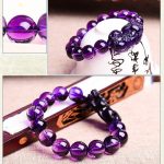 Buddha Stones Feng Shui Amethyst Fortune Wealth Bracelet Bracelet BS 8
