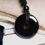 Buddha Stones Lucky Coin Pendant Healing Crystal Gemstone Necklace Necklaces & Pendants BS 14