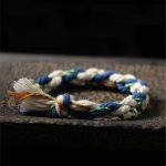 Buddha Stones Tibetan Zakiram Goddess of Wealth Bead Engraved Handmade Luck Bracelet Bracelet BS 6