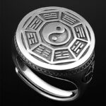 Yin Yang Balance Adjustable Ring Rings BS 3