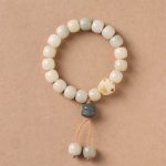Buddha Stones Lucky Cat Bodhi Seed Cat Paw Peace Bracelet Bracelet BS 3