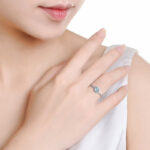 Buddha Stones 925 Sterling Silver Round Jade Luck Prosperity Adjustable Ring Ring BS 5