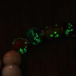 Buddha Stones Tibetan Incense Ash Porcelain Luminous Fluorescent Liuli Glass Bead Gourd Copper Coin Charm Peace Bracelet Bracelet BS 4