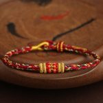 Buddha Stones Handmade Colorful Rope King Kong Knot Braided Luck Bracelet Bracelet BS 5
