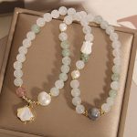 Buddha Stones Double Layer Jade Shell Luck Bracelet Bracelet BS 5