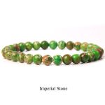 Buddha Stones Natural Stone Quartz Healing Beads Bracelet Bracelet BS 8mm Imperial Stone