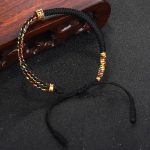 Buddha Stones Om Mani Padme Hum Protection Luck String Bracelet Bracelet BS 1