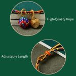 Buddha Stones Colorful Rope Luck Handmade Zongzi Golden Ball Charm Bracelet Bracelet BS 9