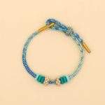 Buddha Stones Handmade Eight Thread Peace Knot Peach Blossom Knot Luck Rope Braided Bracelet Bracelet BS 10