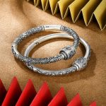 Buddha Stones Tibetan Auspicious Clouds Om Mani Padme Hum Engraved Creativity Bracelet Bangle Bracelet Bangle BS 13