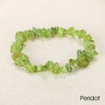 Natural Irregular Shape Crystal Stone Warmth Soothing Bracelet Bracelet BS Peridot