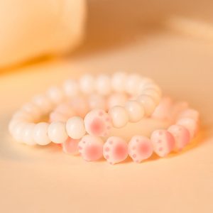 Buddha Stones Natural Bodhi Seed Lovely Paw Lucky Cat Paw Peace Bracelet Bracelet BS main