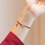 Buddha Stones 925 Sterling Silver Lucky Fortune Peace Joy Lotus Peace Buckle Red String Bracelet Bracelet BS 21