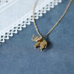 Buddha Stones Elephant Titanium Steel Luck Necklace Chain Pendant Necklaces & Pendants BS 3