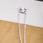 Buddha Stones 925 Sterling Silver Cherry Blossom Blessing Chain Bracelet Bracelet BS 6